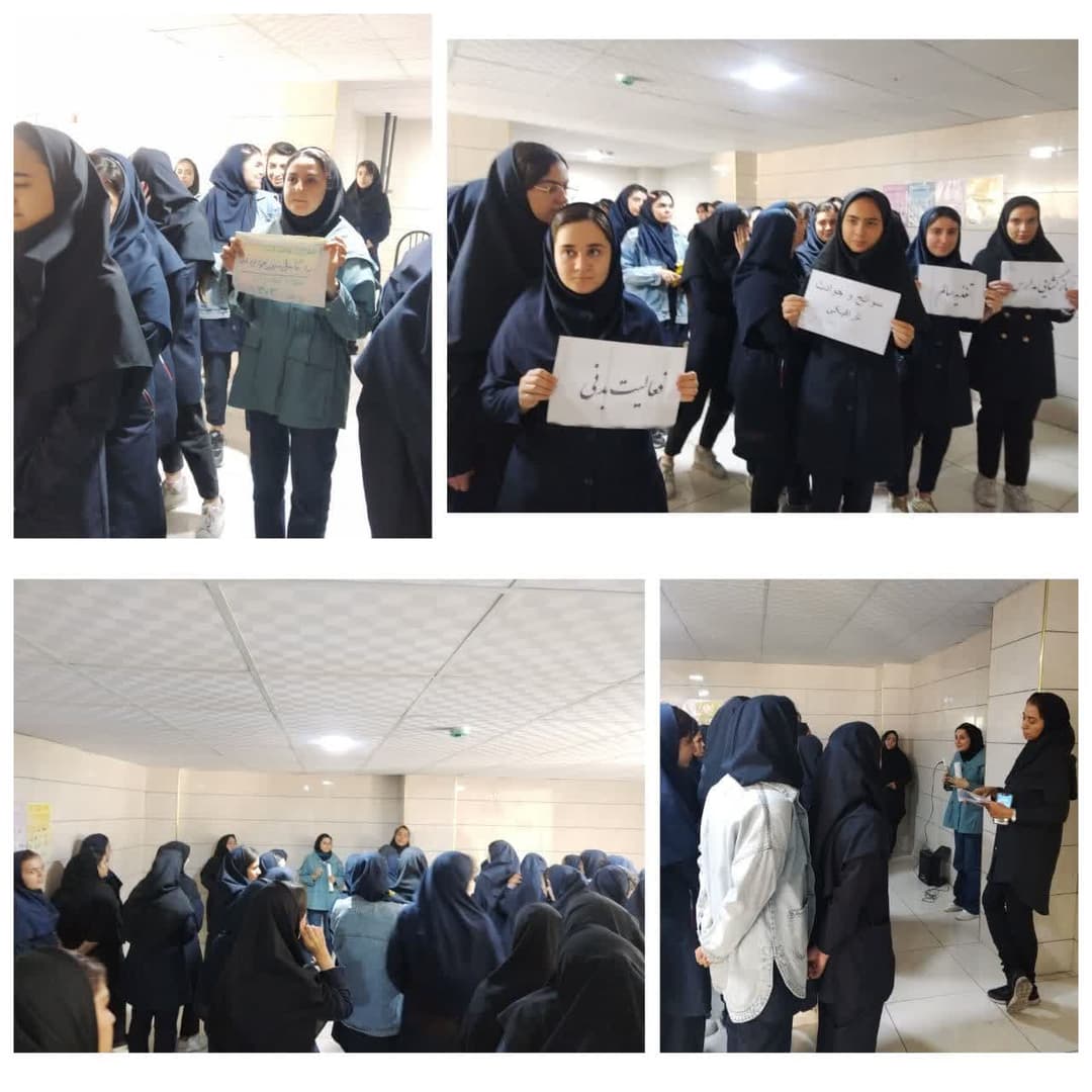 سخنرانی مربی بهداشت درمورد تغذیه سالم
